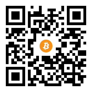 bitcoin:1N2aZAr9Y3kLpcW6qVB6a3ctmPawJBK7B4 black Bitcoin QR code