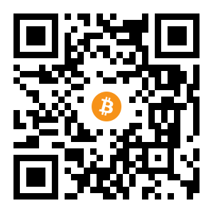 bitcoin:1N2k5BuZc2Z5DN3mHJD9fjLKWeDP18t8Bz black Bitcoin QR code