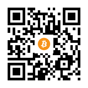 bitcoin:1N3XhEEmLXp5Gbio81ZoUit57Pgt8HJvMd black Bitcoin QR code