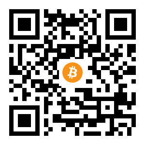 bitcoin:1N3zgMmGEYqMkEiaKjpffCQBwNGJsb24NW black Bitcoin QR code