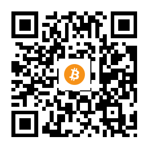 bitcoin:1N4eoLfL1jBmKRCA31L5EoJhYgCnjLNtio black Bitcoin QR code