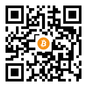 bitcoin:1N5J3QWb4Ad1bENStM5xUr3oQjLXuanCFe black Bitcoin QR code
