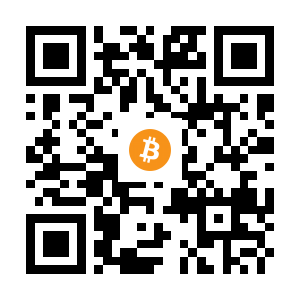 bitcoin:1N64dCbe4UEHZ5LXH8unXa6pPpXy7papST black Bitcoin QR code
