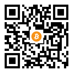 bitcoin:1N7CTxEeAECfv59tnUNjFWUXWaALwPGrir black Bitcoin QR code