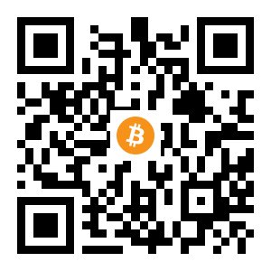 bitcoin:1N8FWUCQQewKmm696nB84botJ3ZxMiyHYy black Bitcoin QR code