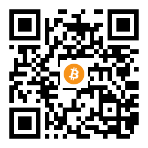 bitcoin:1N8K5WRchYqXcWbGuoDrJ4tqR5UEdsPh1w black Bitcoin QR code