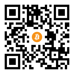 bitcoin:1N8uB6sgvjC8PqEY3o7Ygf4zVmT79oCish black Bitcoin QR code