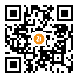 bitcoin:1N9zf3Z76LWfPeeXjTHMvoSbA2pNdMEJKC black Bitcoin QR code