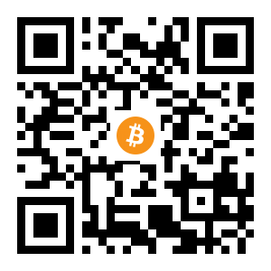 bitcoin:1NAqCre37hH6BfjPFnGDEVse6RL2YsKTJu black Bitcoin QR code