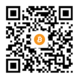 bitcoin:1NAzespnmFqZhMQwpRSfJ6BfNZsnmU7Qj6 black Bitcoin QR code