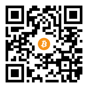 bitcoin:1NBTG1bBC8X5WSChFtgmy2hE2a69E2Pu33 black Bitcoin QR code