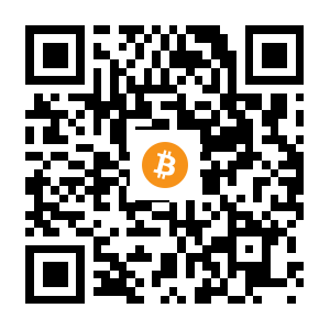 bitcoin:1NBhDNBTNtK9a81WYYJQrrhxYDRG8ebJuY black Bitcoin QR code