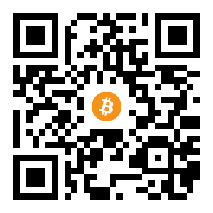 bitcoin:1NBiGB6F1rxvnaLBJ6ypMZKejPwdvSKu7J black Bitcoin QR code