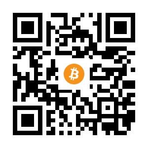 bitcoin:1NCcinYkWCF8kWEZ9behNFG8u9CBe6M9KR black Bitcoin QR code