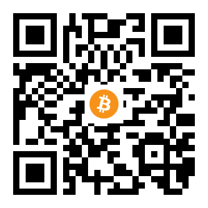 bitcoin:1NCk53YfJUu8oKftN6cHixZMsAZFQHhW6Q black Bitcoin QR code