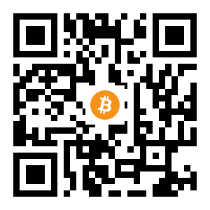 bitcoin:1NDZR3Yr61zm1CVBg22pYLkxVhW8MJ7f6r black Bitcoin QR code