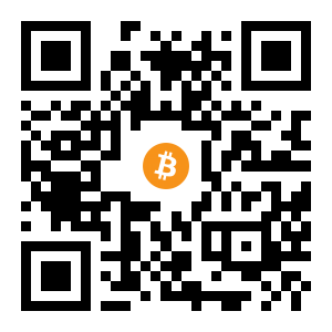 bitcoin:1NDbQmd8mALBa2YHsJVPMYYNCGjECcWG98 black Bitcoin QR code