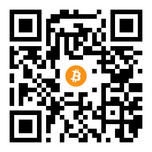 bitcoin:1NE8No7TZUPWs43XmEExRVfAFXyC6GNGRe black Bitcoin QR code