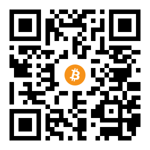 bitcoin:1NEgM3phhq6BttLAtKcPEQS2kcxqsaPFmS black Bitcoin QR code