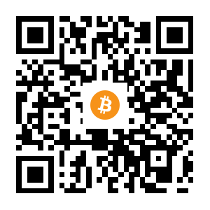 bitcoin:1NFhqSi3WoaZy22a1yHPRKWvWjYr45mSUL black Bitcoin QR code