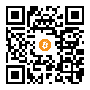 bitcoin:1NGna6wt9u7wFp2vjiUvPZMg6e1bBNhQrX black Bitcoin QR code