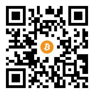 bitcoin:1NHDKtUnpUBJanvPmjCx92FSaZ9Kv5PRiG black Bitcoin QR code