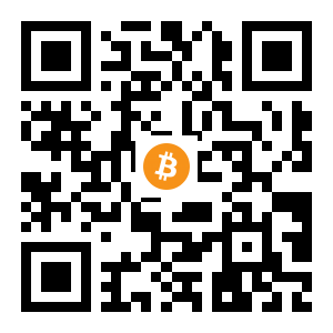 bitcoin:1NJCRoDSxA3198No9dj69tf7yuHVeSF7hr black Bitcoin QR code