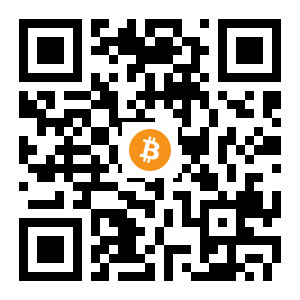 bitcoin:1NJXcQAs61swUi47wEFB47jodCBnHjwFma black Bitcoin QR code