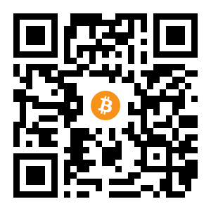 bitcoin:1NJr99TP1hKe1RXztd2XoeofjNyTbUmuk black Bitcoin QR code