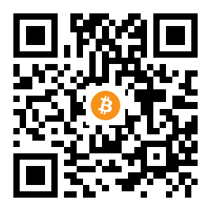 bitcoin:1NKCjU2Hs4YLjGSpHWqu3DnF6mmeVJ1ngQ black Bitcoin QR code
