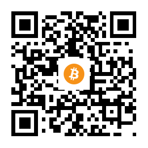 bitcoin:1NKDjoEoah594gFEXtnua6dH2L8zvmy7Jc black Bitcoin QR code