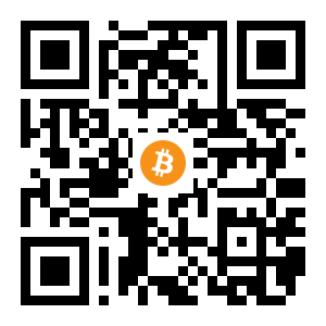 bitcoin:1NKxjCQKkZoRjkJjmLte1kboPb34cEugmX black Bitcoin QR code