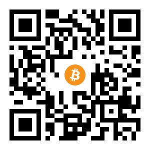 bitcoin:1NLQsWB4oGgkJ8EB6NPEcdgUzk5dwXnzde black Bitcoin QR code