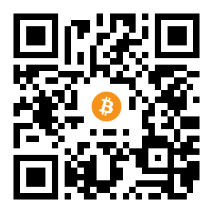 bitcoin:1NLRkpBfLtTH24JoriwgTbQbiCmhJhqEtp black Bitcoin QR code