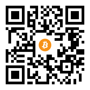 bitcoin:1NLU6F65MEzGcgkavoUdrXGAU3Xhc3vhz3 black Bitcoin QR code