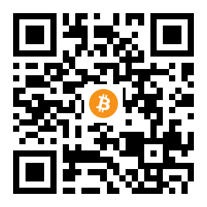bitcoin:1NLoefxQF6ckVKbRzbnfncdyv8587MwVgk black Bitcoin QR code