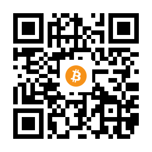 bitcoin:1NNo3GRCz7hcYgEgabJPvREwMP6x7Wjmjq black Bitcoin QR code