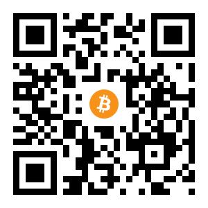 bitcoin:1NPEabUiM55ZJAmzq8E6BZ5KZmxrMJLNqt black Bitcoin QR code