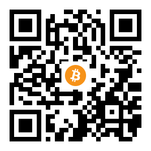 bitcoin:1NPcdQwxhD2rx1LxJyfyPgPtJXZdP9iPHh black Bitcoin QR code