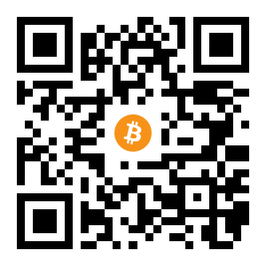 bitcoin:1NPym4eD3kd5j5vjE8cZgNP3M8a6CjkiJZ black Bitcoin QR code
