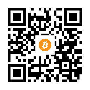 bitcoin:1NQpCxjfVZwP6XpPvkjDvTrxRzhPt9fQXV black Bitcoin QR code