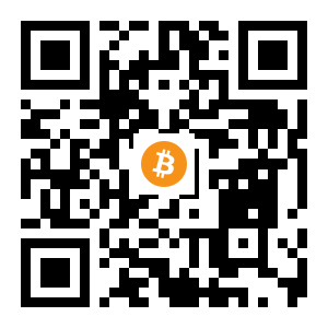 bitcoin:1NREPzspEKjsJG6zyxEkyrdSntXz1RjyQw black Bitcoin QR code