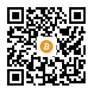 bitcoin:1NRH7dHmgV1MgDpahqmWc3MfDuBtewdsdb black Bitcoin QR code