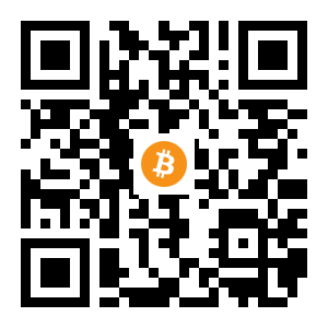 bitcoin:1NRtqnNnYcyWk5yYnnd46qVyF3ZDckVYH6 black Bitcoin QR code
