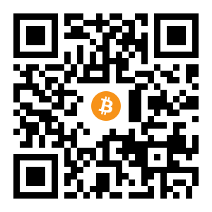 bitcoin:1NS9bXaiE58s3cCHhLU3m1ZLJJiZpC14Ed black Bitcoin QR code