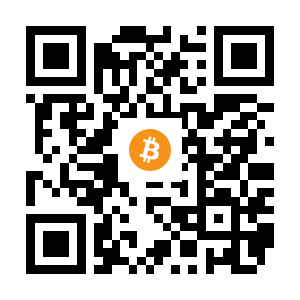 bitcoin:1NSrxv3HEUWmbFPnBi2JaiN2iKyco15sTP black Bitcoin QR code