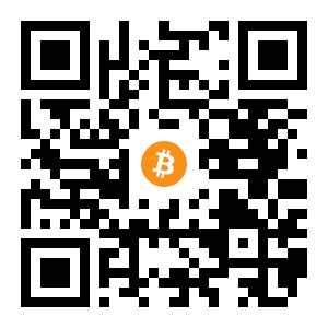 bitcoin:1NTWJbJwSwGxfArW8iGibWNH8t374uL4YZ black Bitcoin QR code