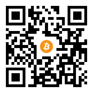 bitcoin:1NTsN7RE5ZCrspbD2VmAZ4CGEChP4KLtPC black Bitcoin QR code
