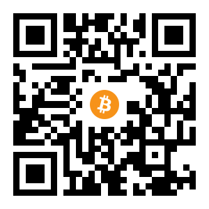 bitcoin:1NUKiX4WuhBxfd7cMxh2WRnukcNZAZ74Rx black Bitcoin QR code