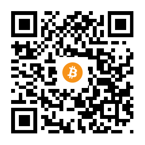 bitcoin:1NUMFEg21WSWVowA2z67xsSoNBu8XUeZ2d black Bitcoin QR code